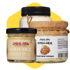 Крем-мёд с кедровыми орешками